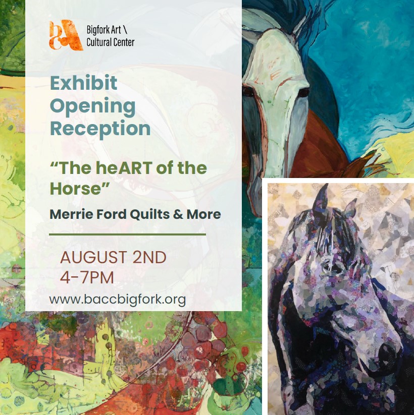 HeART of the Horse exhibit and reception at the Bigfork ARt and Cultural Center