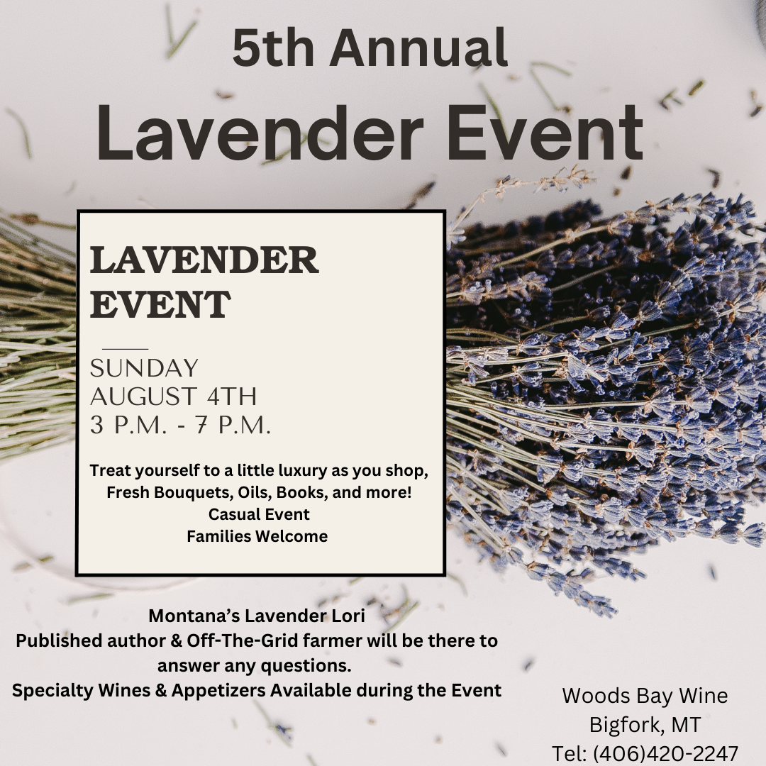 9th Annual Lavender Event at Woods Bay Wine