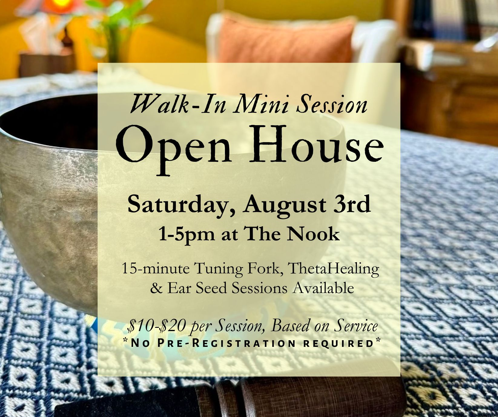 Open House at The Nook during the Festival of the Arts