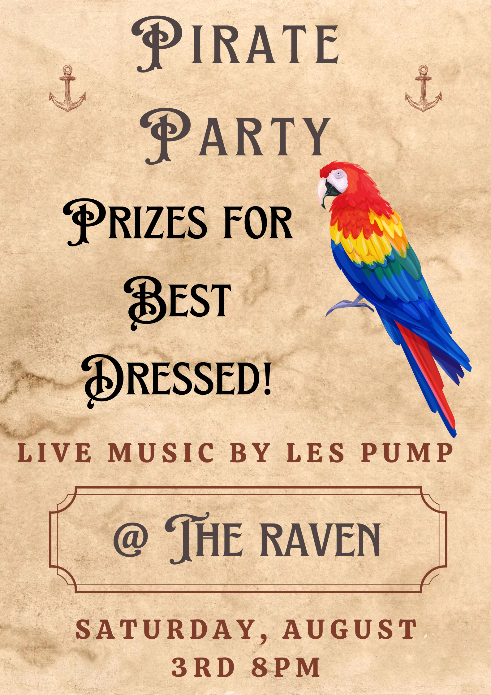 Pirate Party at the Raven