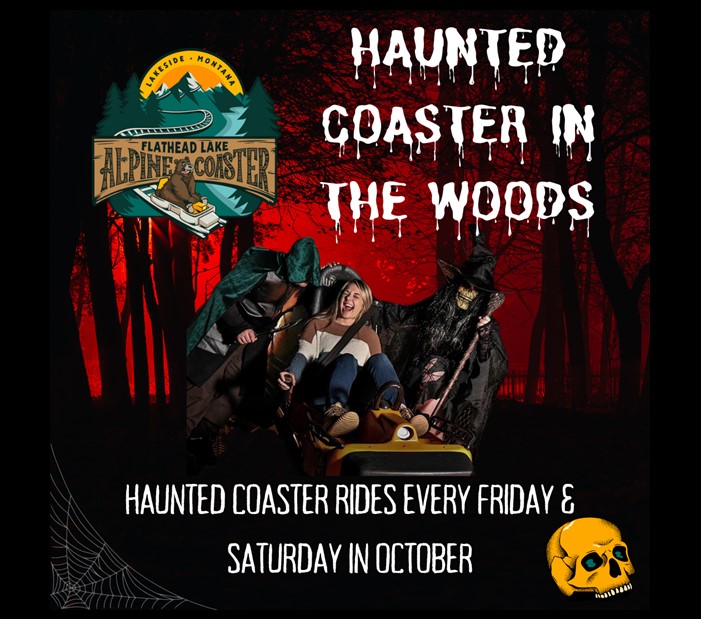 Haunted Coaster Rides at Flathead Lake Alpine Coaster