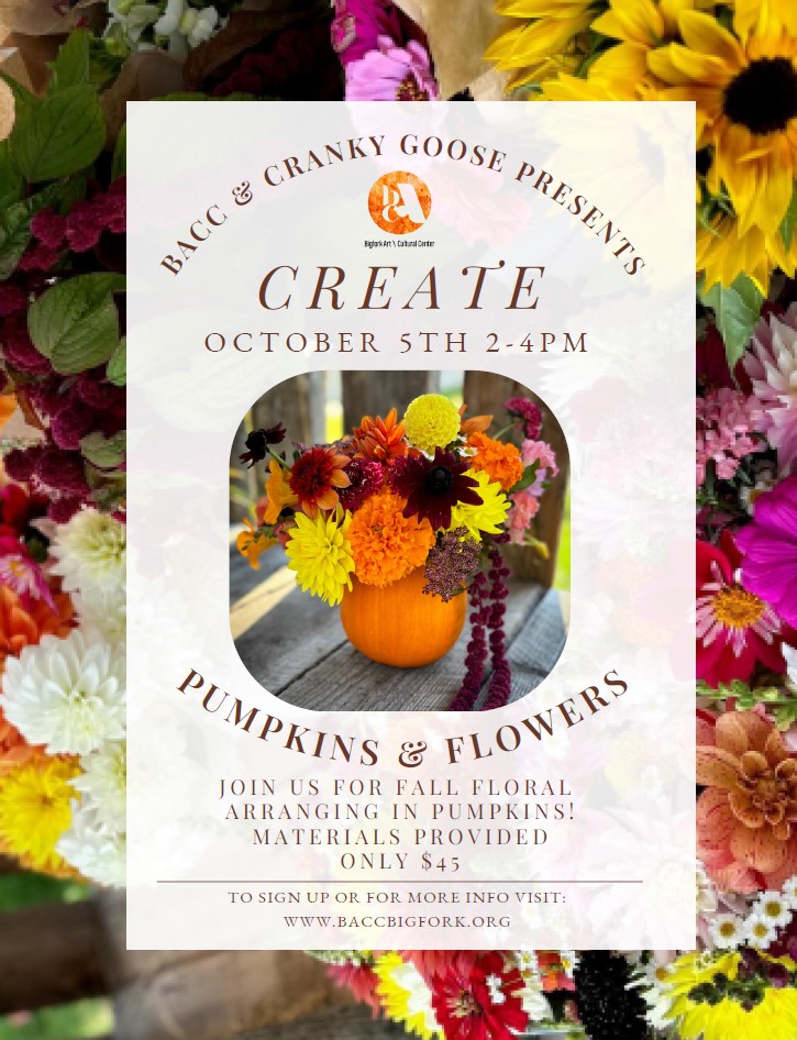 Fall Flower Arranging with Cranky Goose Farm at BACC