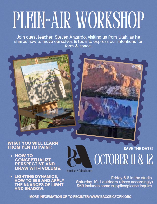 Plein Air Workshop at Bigfork ARt and Cultural Center