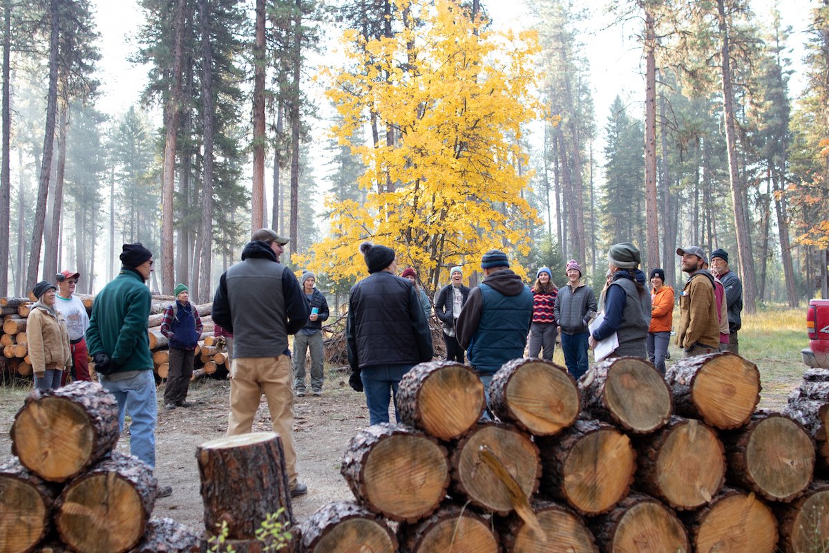 Commuity Firewood Day at Swan Valley Connections, Condon Work Center