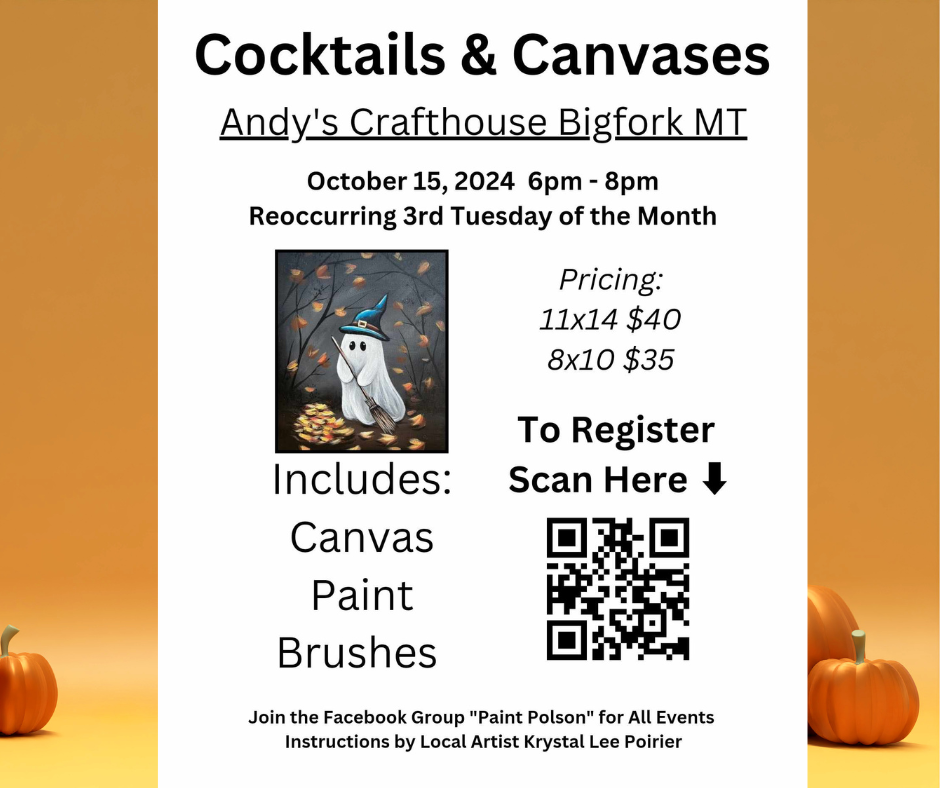 Cocktails & Canvases at Andy's Crafthouse