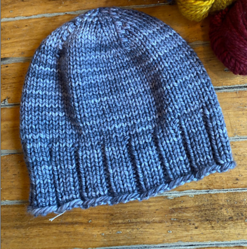 Knit your first hat class at Fiber