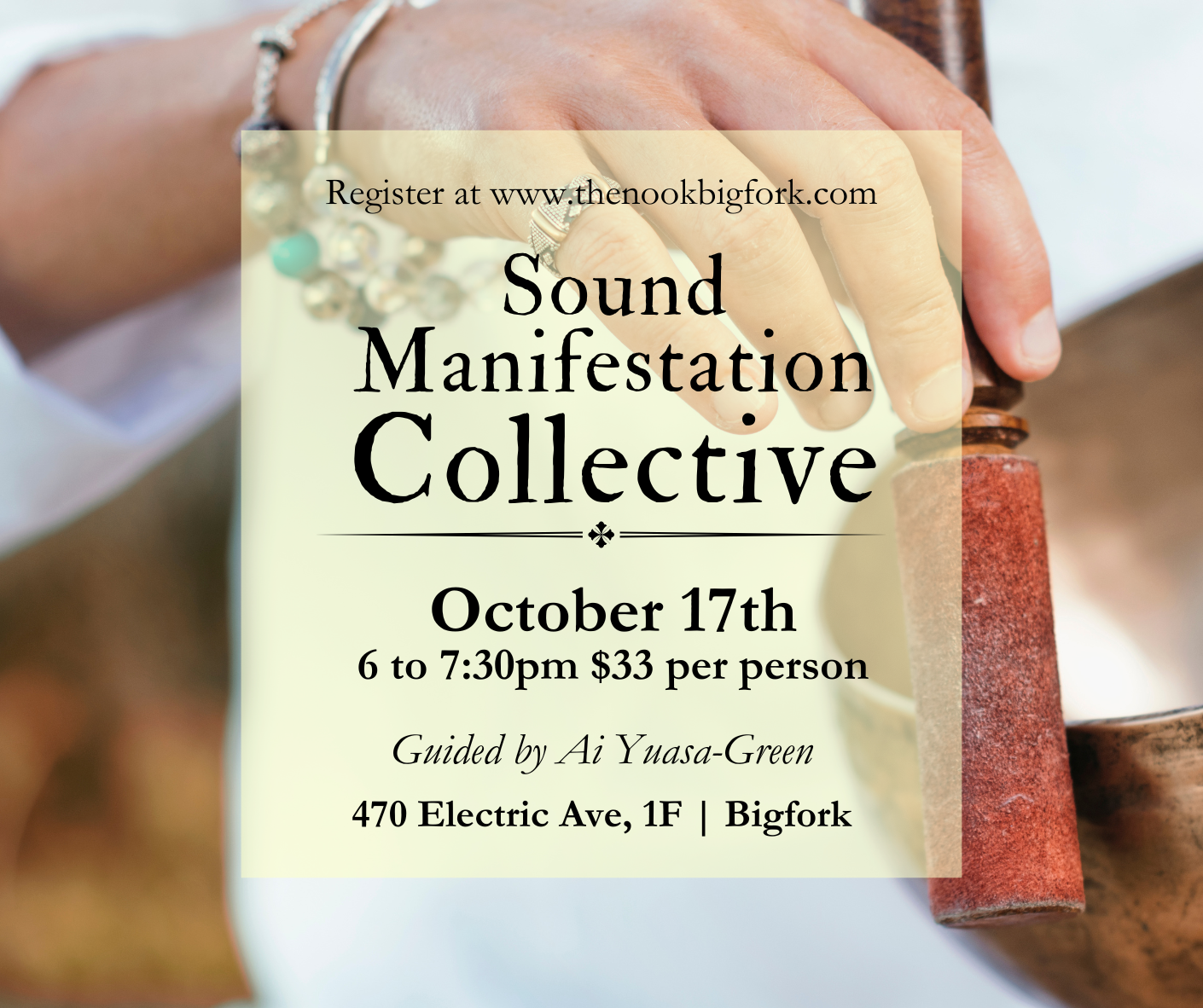 Sound Manifestation Collective at The Nook at Bigfork Bay