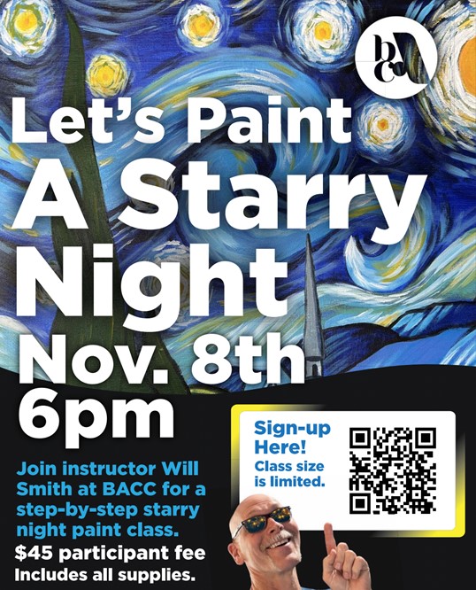 A Starry Night Paint Class at BACC