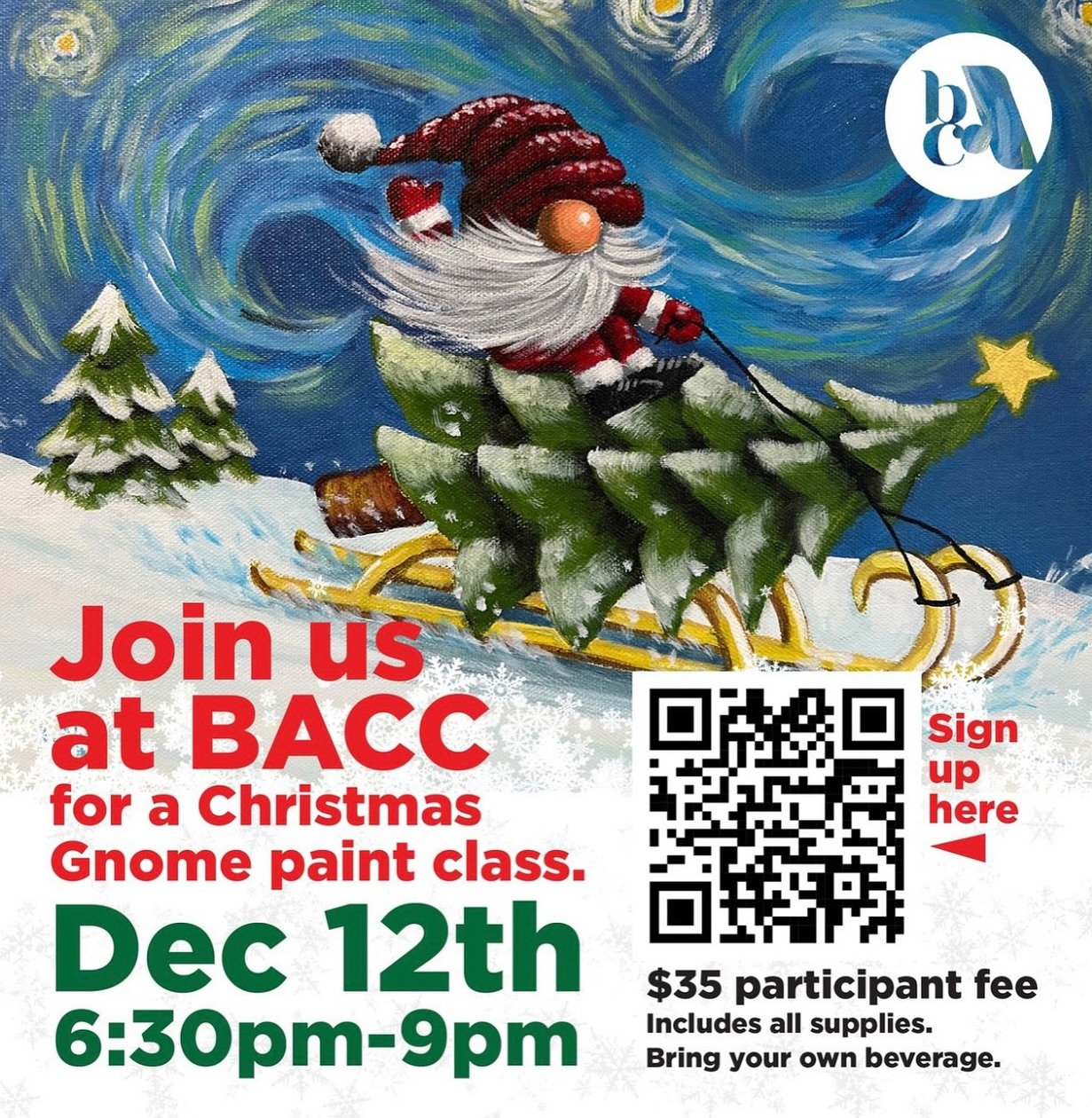 Sip N Paint at BACC