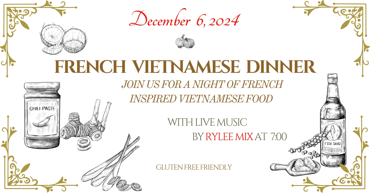 French Vietnamese Dinner at Andy's Crafthouse