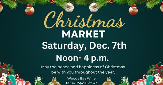 Christmas Market at Woods Bay Wine