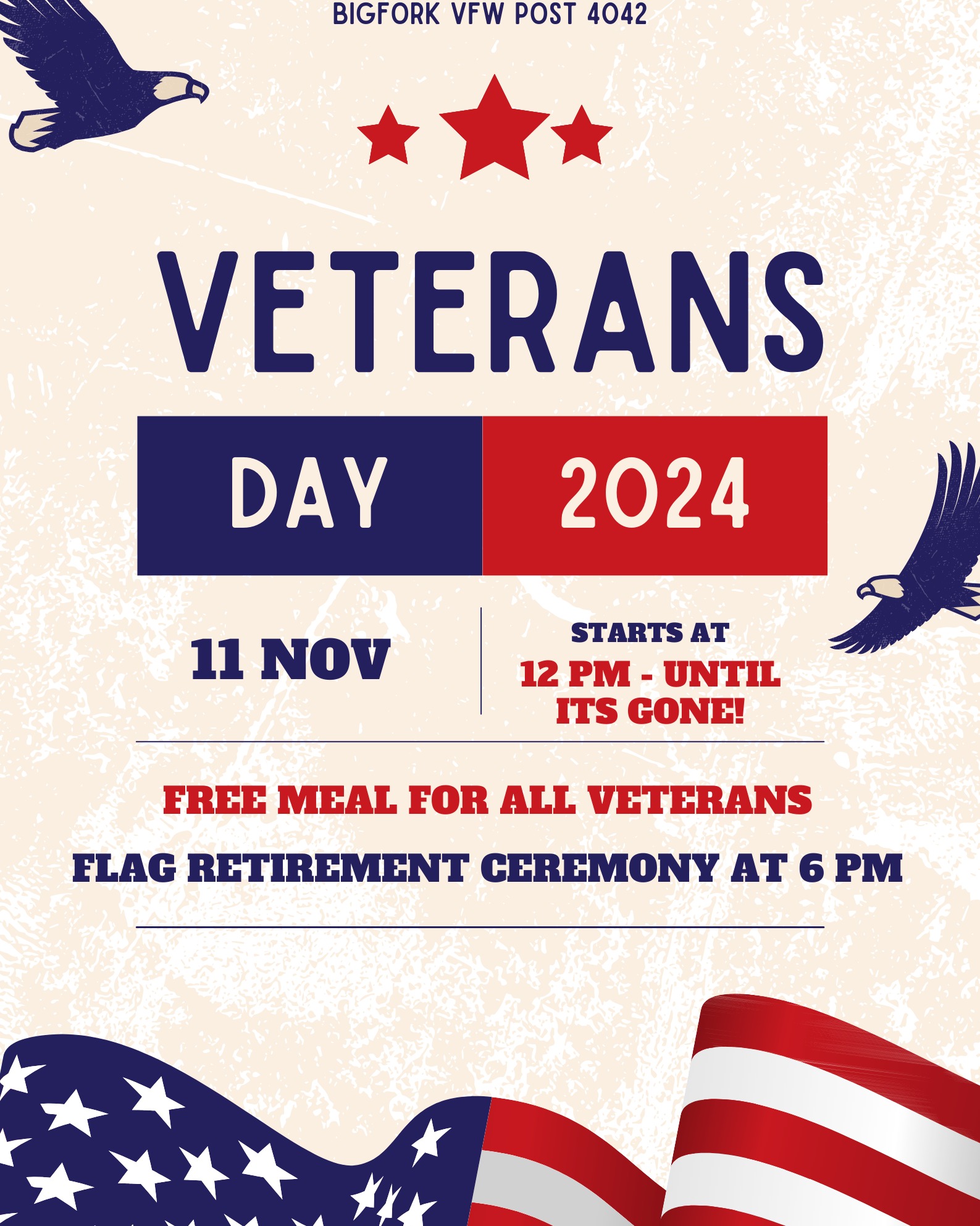 Veterans Day at the VFW