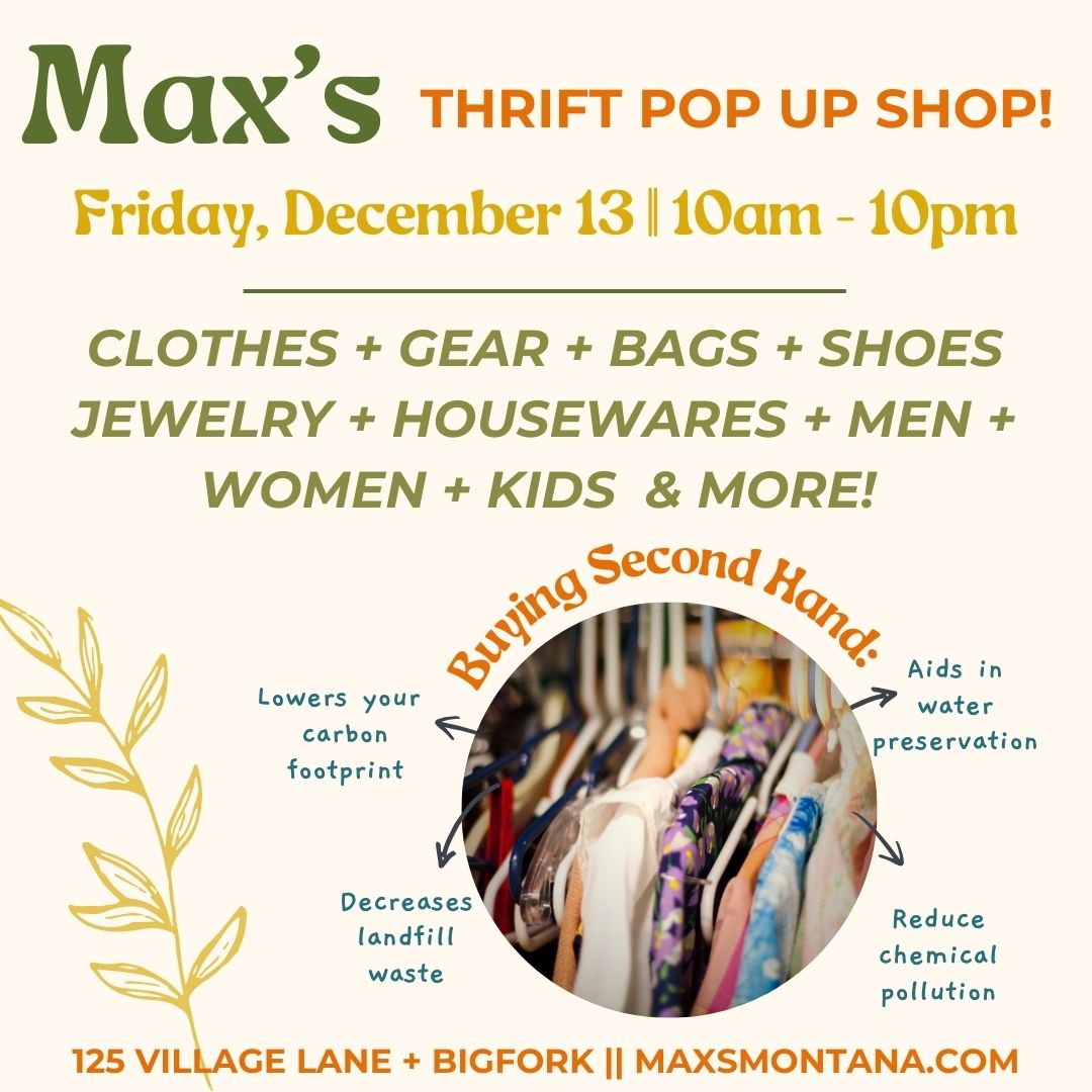 Max's Pop Up Thrift Shop