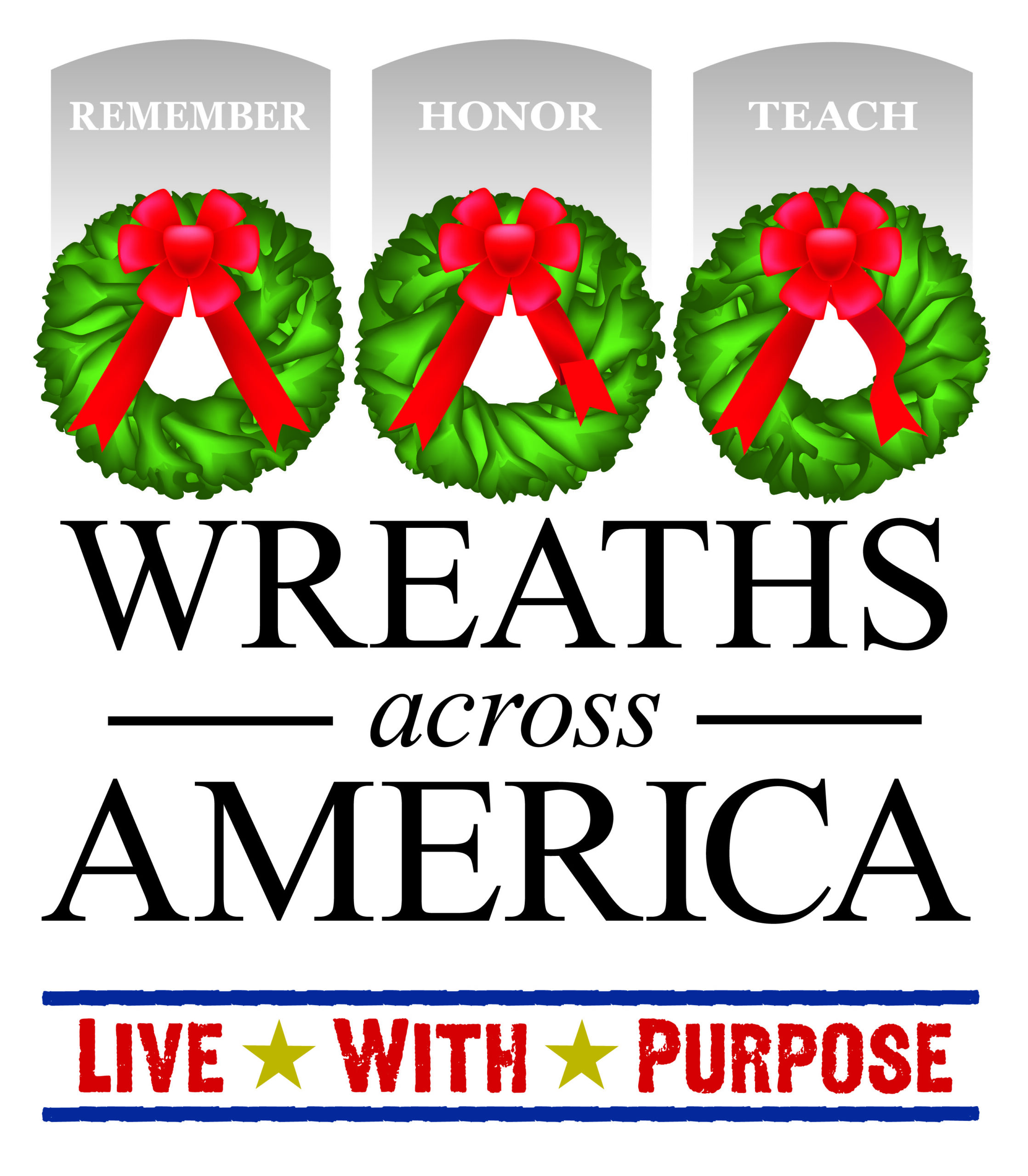 Wreaths of America grave placement at Bigfork Cemetaries