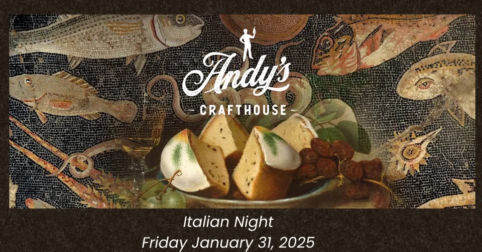 Italian Night at Andy's Crafthouse