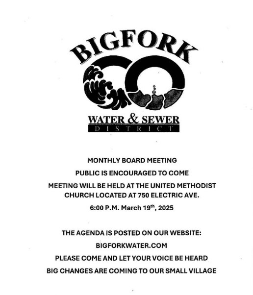 Bigfork Water and Sewer Public Board Meeting