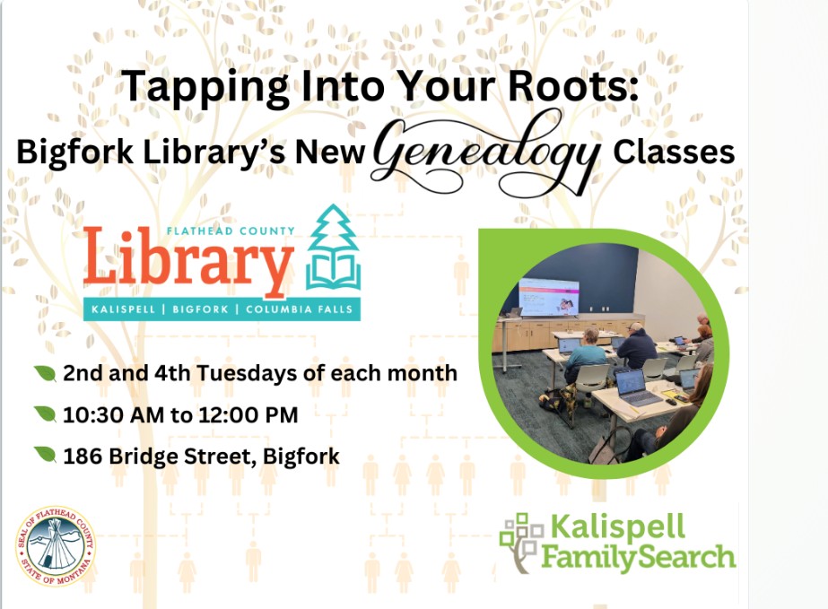 Genealogy Class at Bigfork Library