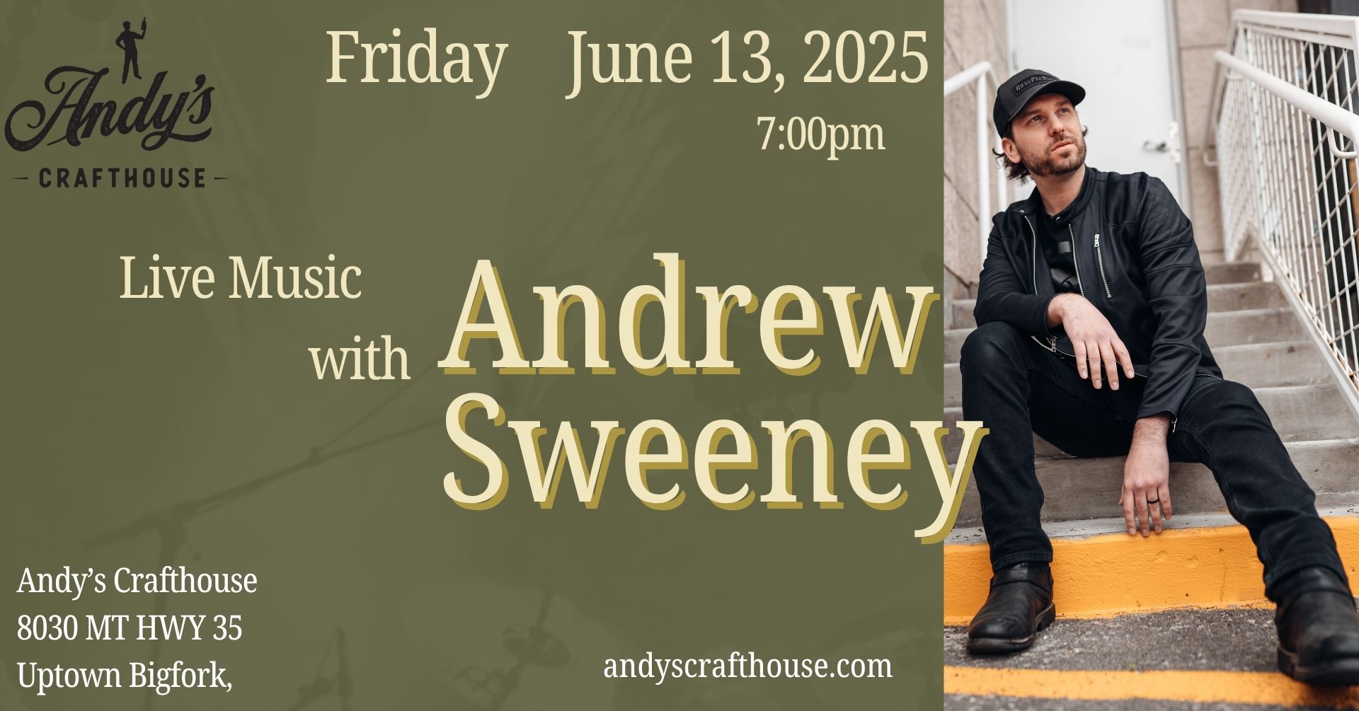 Andrew Sweeney LIVE at Andy's Crafthouse