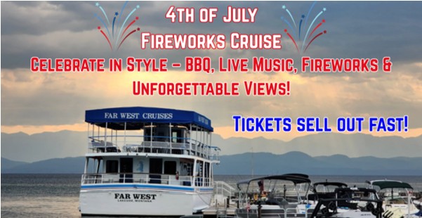 July 4th Fireworks Boat Tour with Far West Boat Tours