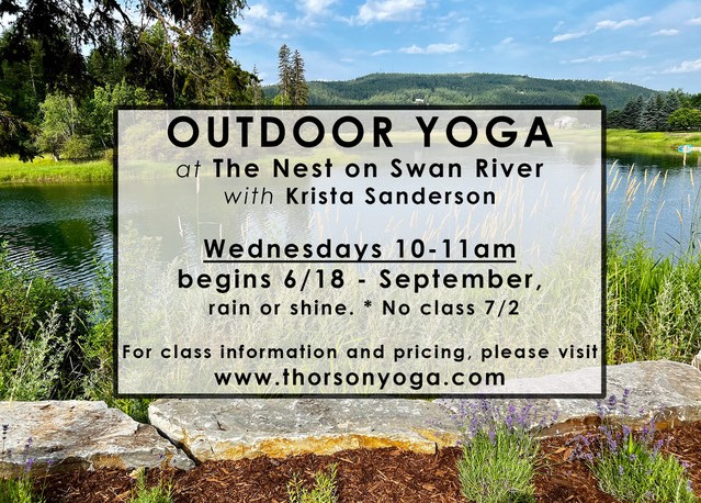 Outdoor Yoga with Krista Sanderson at The Nest on Swan River