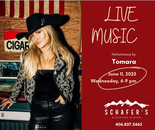 Tomara LIVE at Schafers June 11th