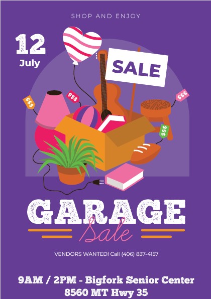 Garage Sale at the Bigfork Senior Center