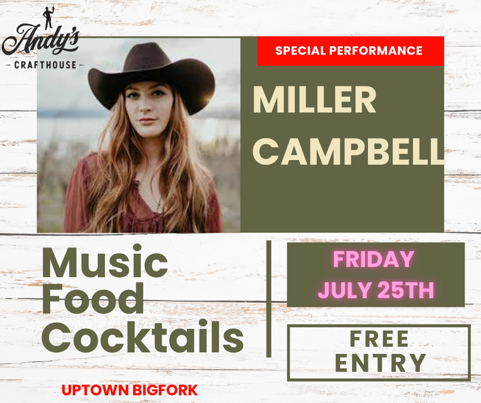 Miller Campbell LIVE at Andys Crafthouse