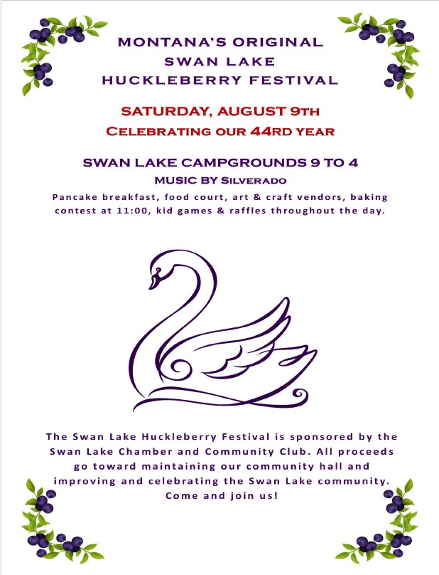 Swan Lake Huckeberry Festival 2025