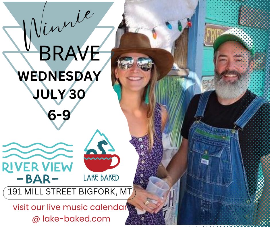 Winnie Brave LIVE at Riverview Bar July 30th 6-9