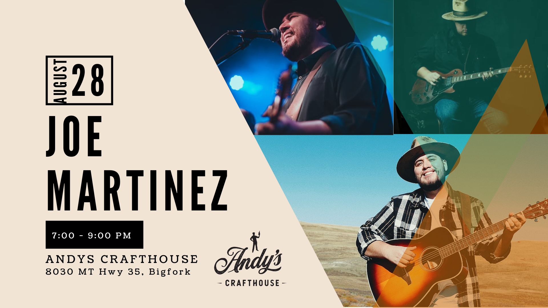 z CH – Joe Martinez 08.28.25 Joe Martinez LIVE at Andy's Crafthouse