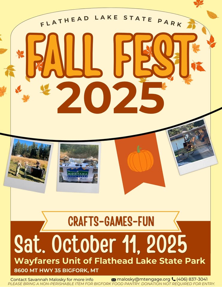 Fallfest at Flathead Lake State Park Wayfarer's Unit