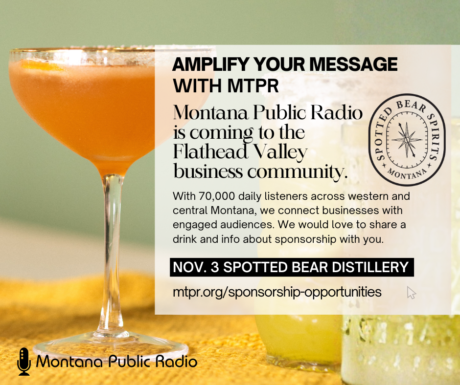 Montana Public Radio at Spotted Bear Distillery in Whitefish