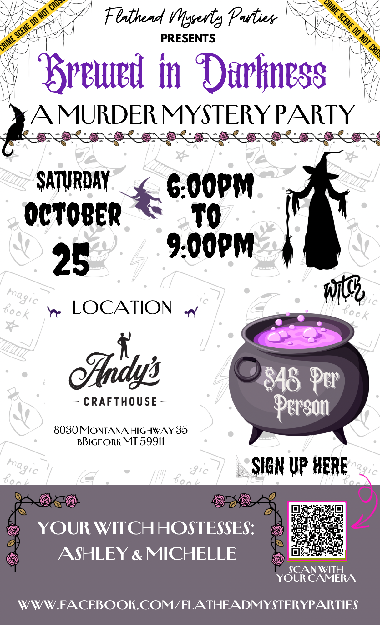Murder Mystery Party at Andy's Crafthouse