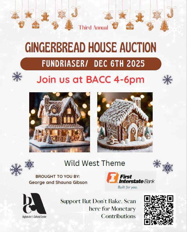 Gingerbread House Auction at BACC 4-6pm