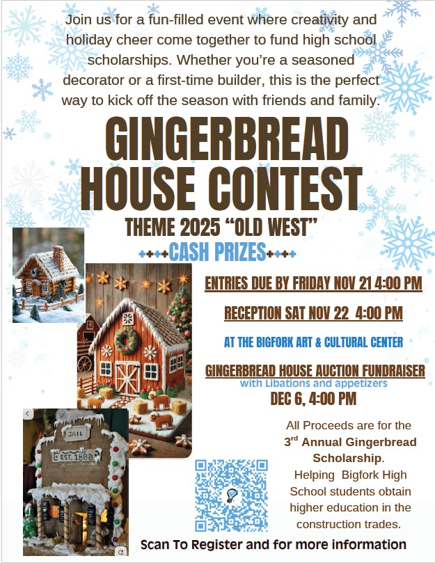 3rd Annual Gingerbread House Contest at BACC