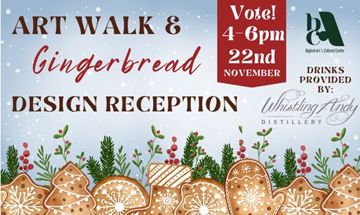 Gingerbread Design Reception at BACC