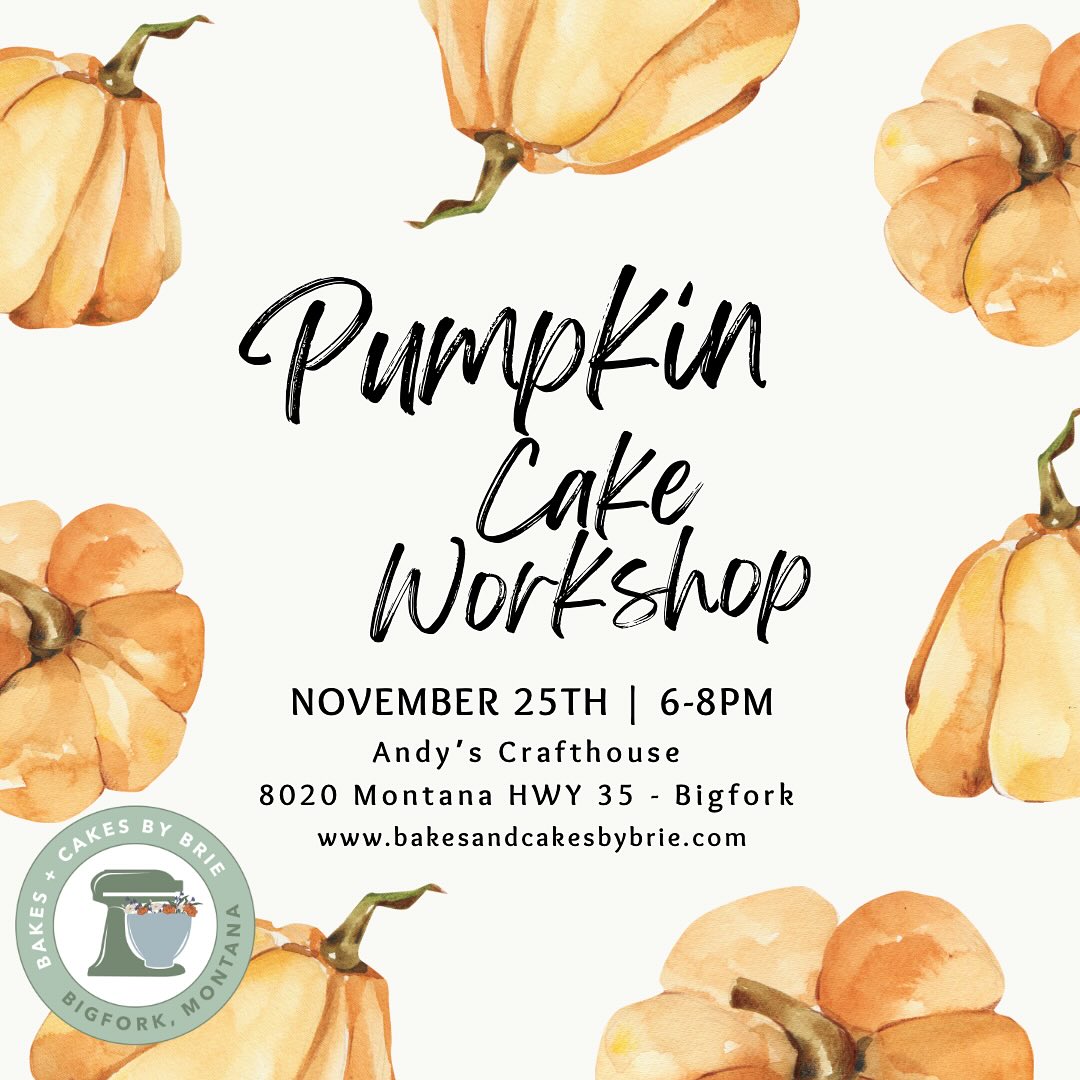 Pumpkin Cake Workshop at Andy's Crafthouse