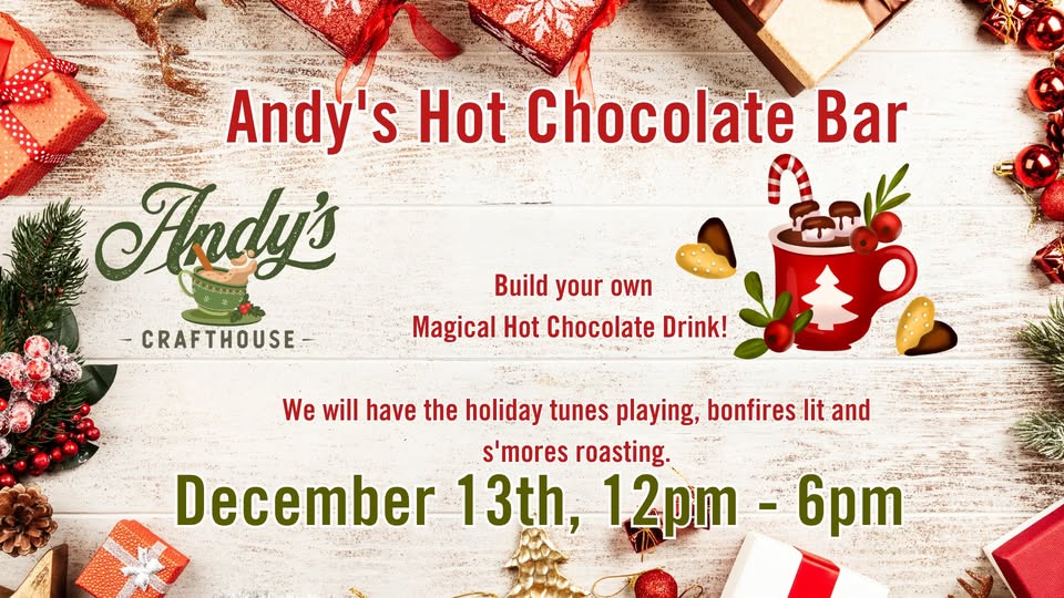 Anydy's Hot Chocolate Bar at Andy's Crafthouse
