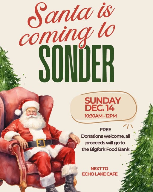Santa is coming to Sonder Montana
