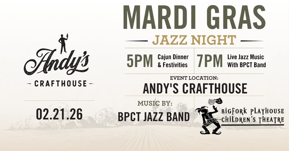Mardi Gras and Jazz Night at Andy's Crafthouse