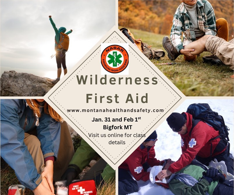 Wilderness First Aid Class with Montana Health and Safety