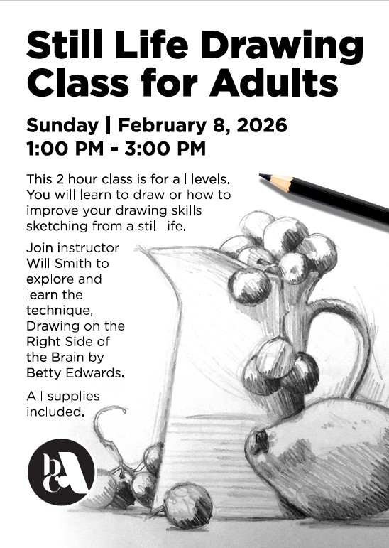 Still Life Art Drawing Class at BACC