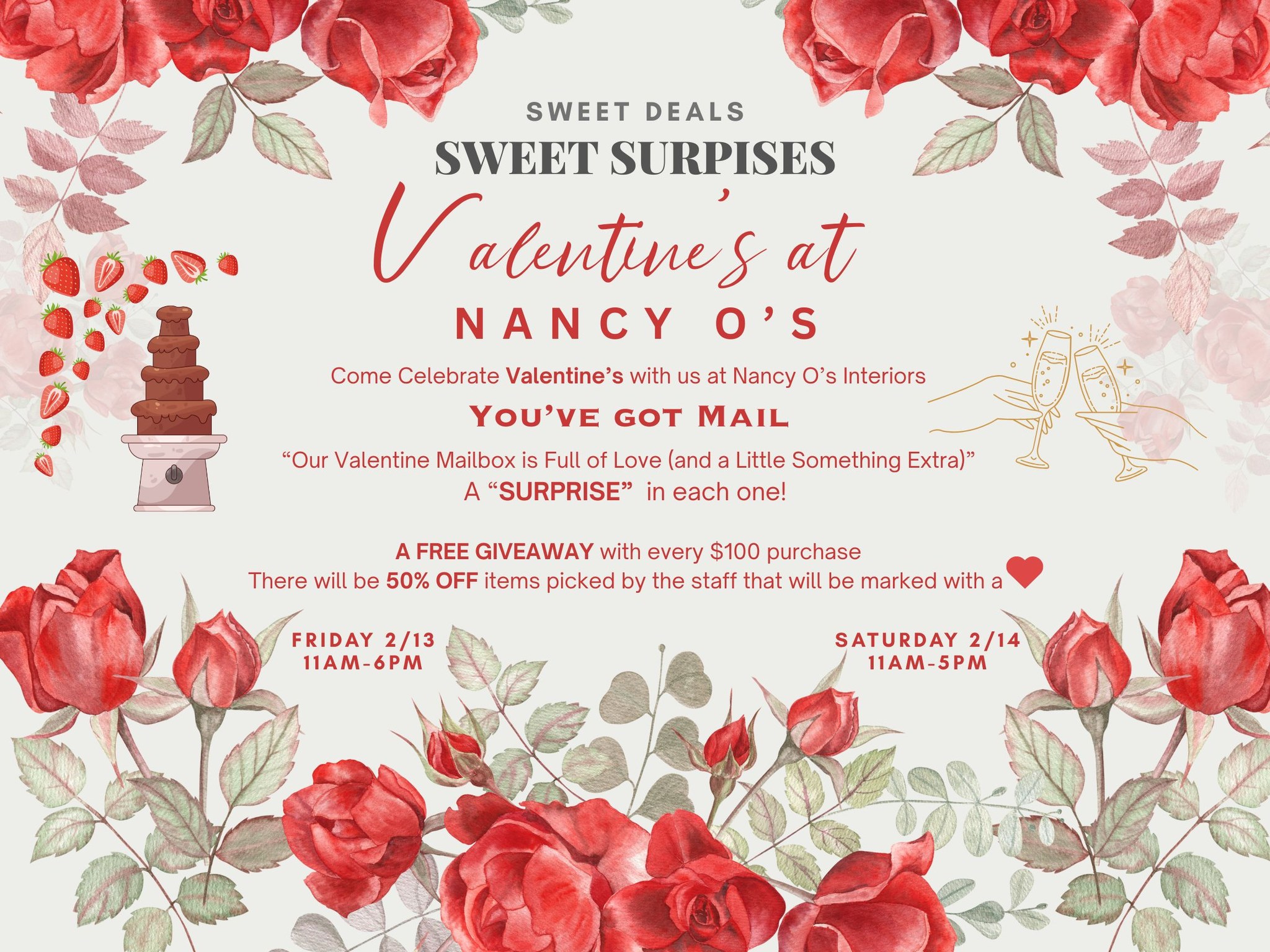 Nancy O's Valentines Day Open House