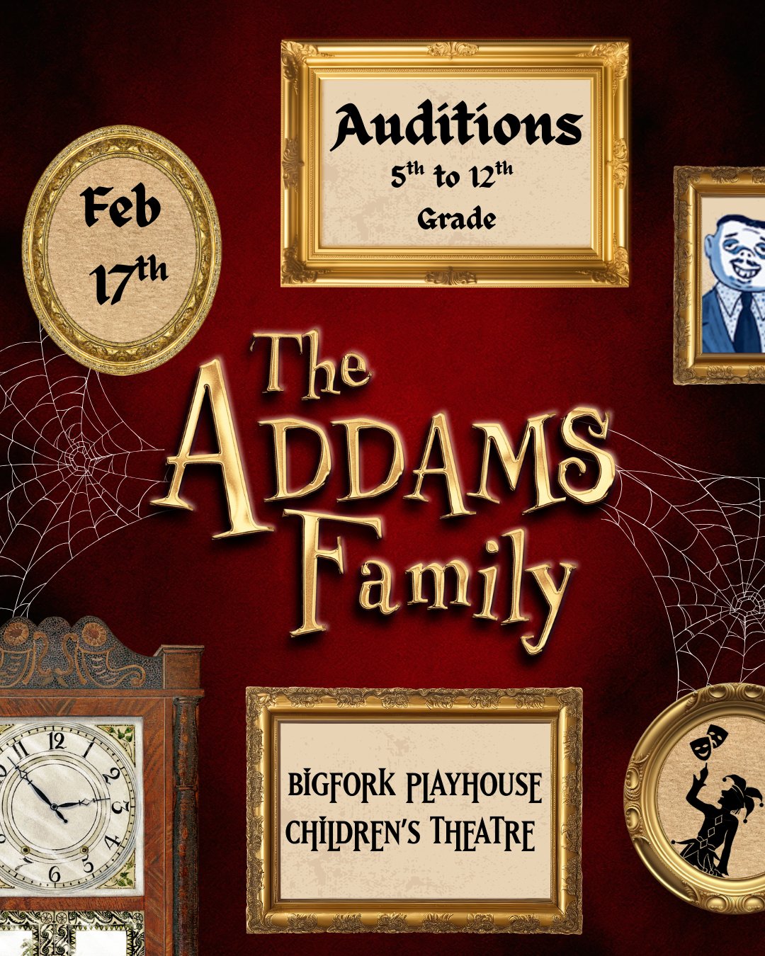Auditions for Adams Family at Bigfork Childrens