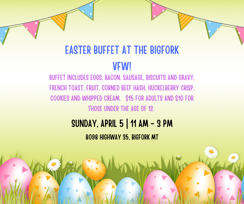 Easter Brunch Buffet at Bigfork VFW