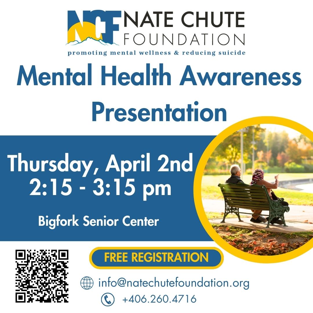Mental Health Awareness Presentation at Bigfork Senior Center