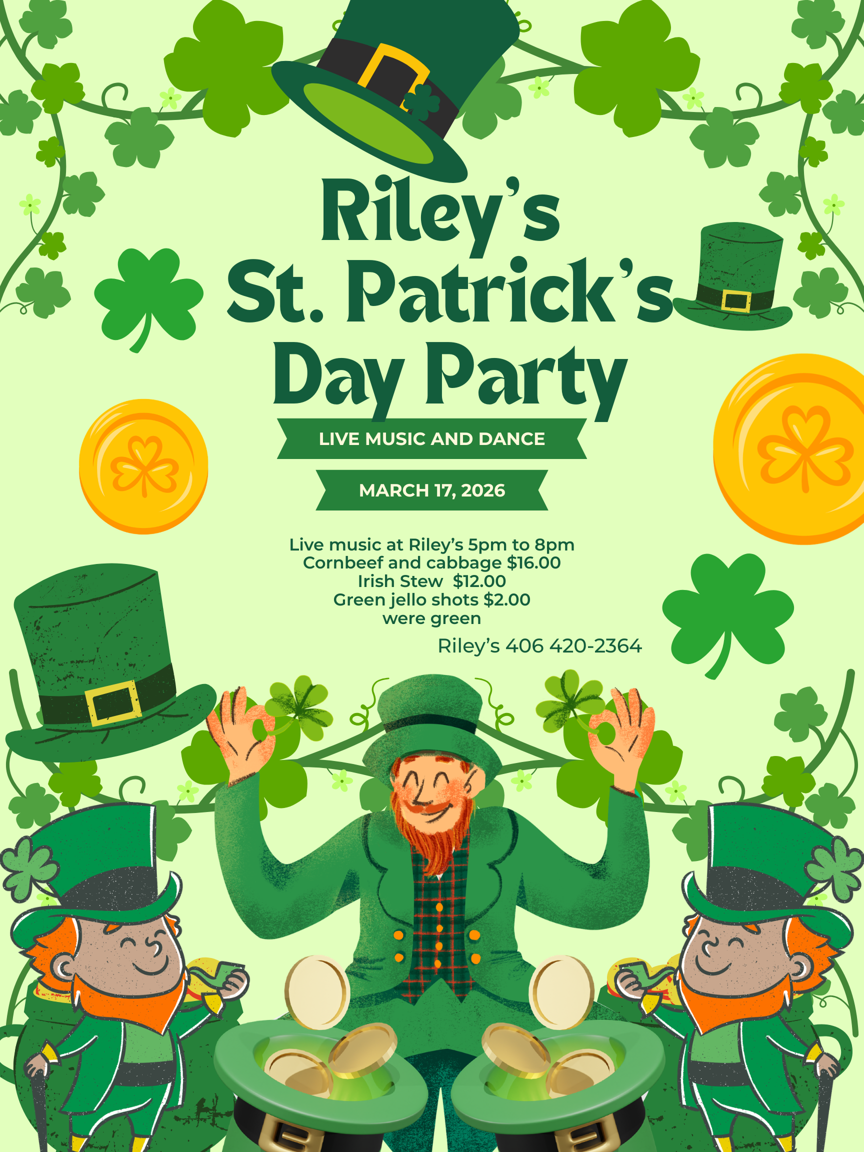 St. Patricks Day Party at Rileys
