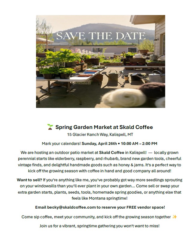 Spring Garden Market at Skald Coffee