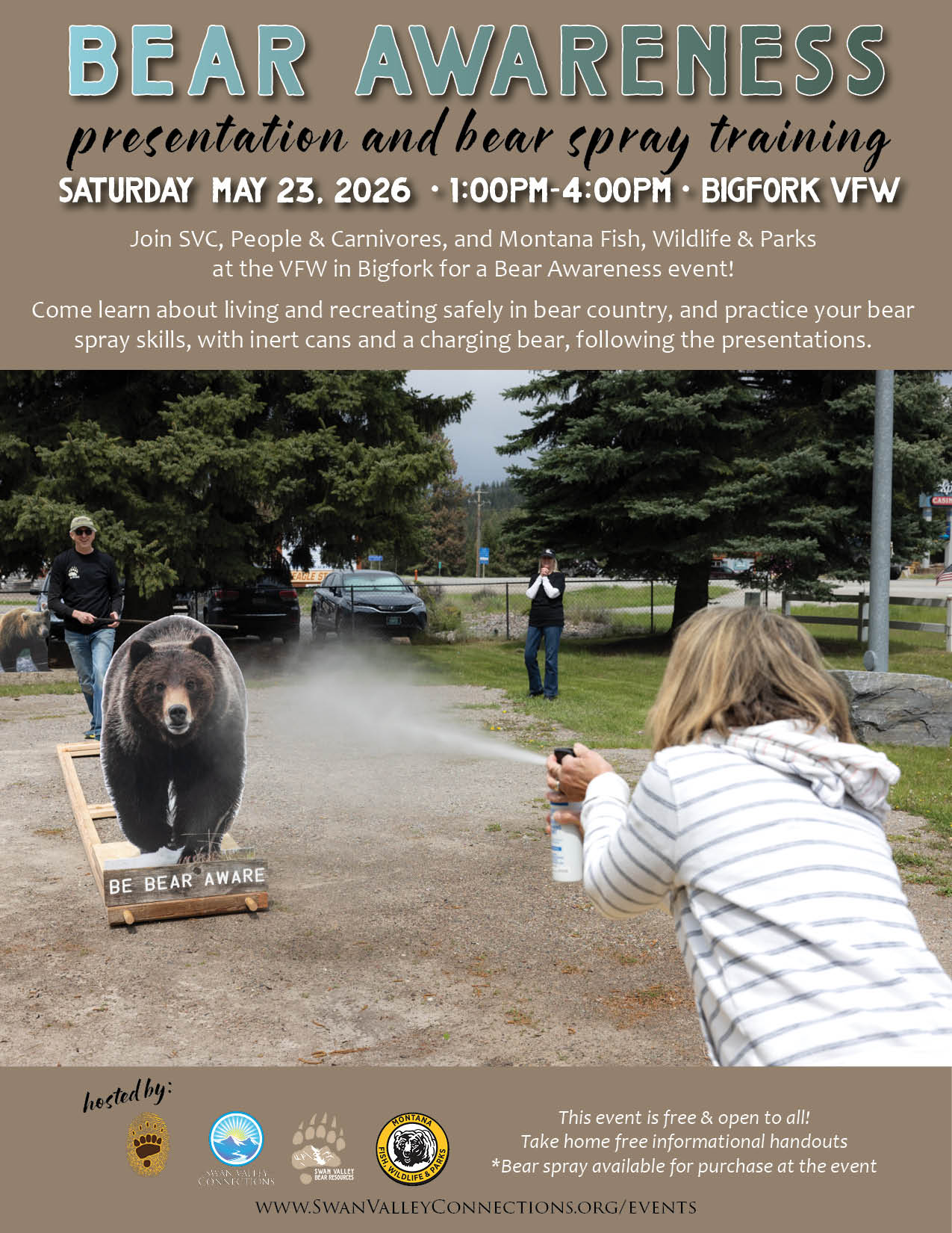 BEar Aware at Bigfork VFW with Swan Valley Connections