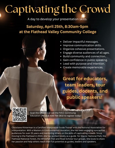 Captivating the Crowd Class at Flathead Valley Community College